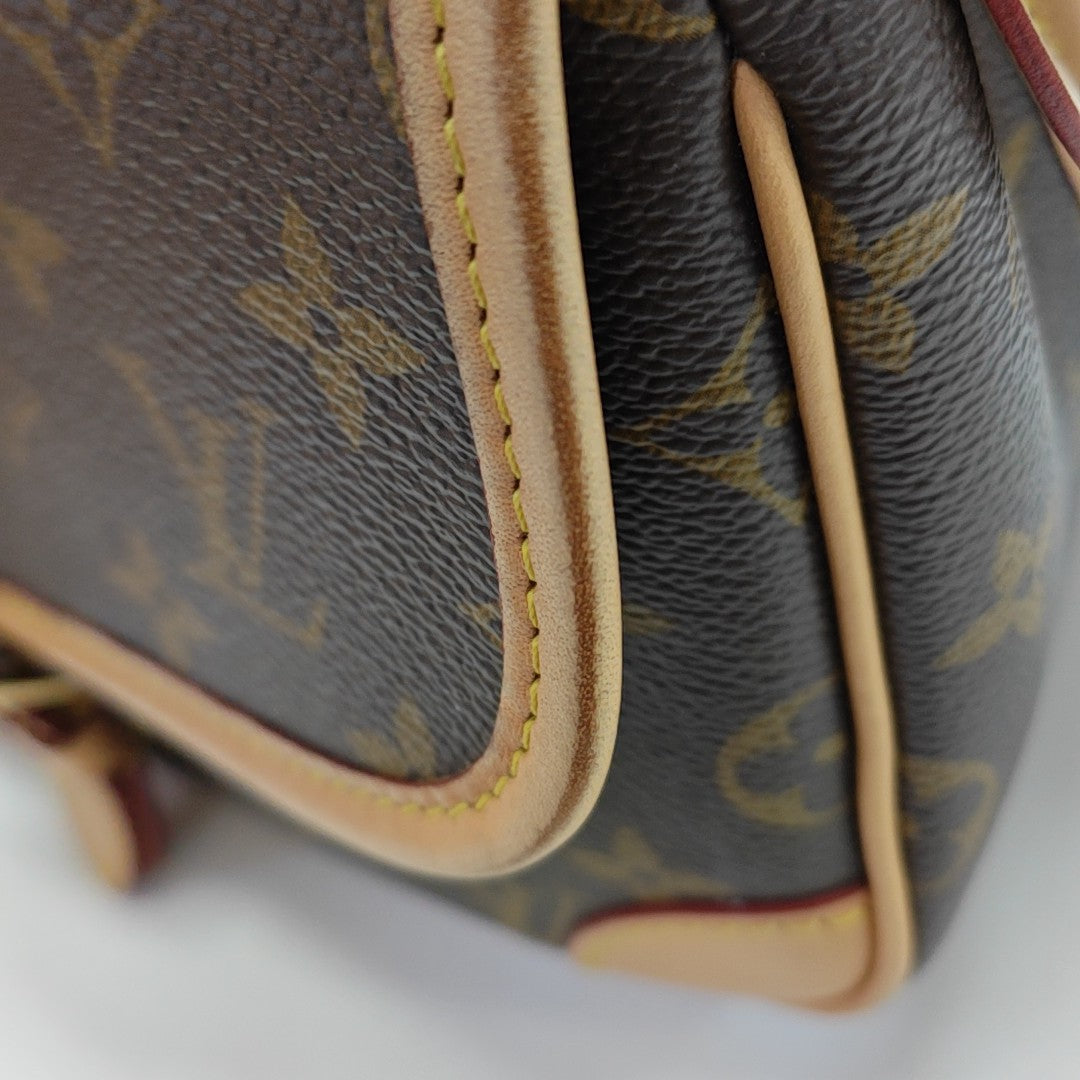 DIANE Monogram Coated Canvas Brown