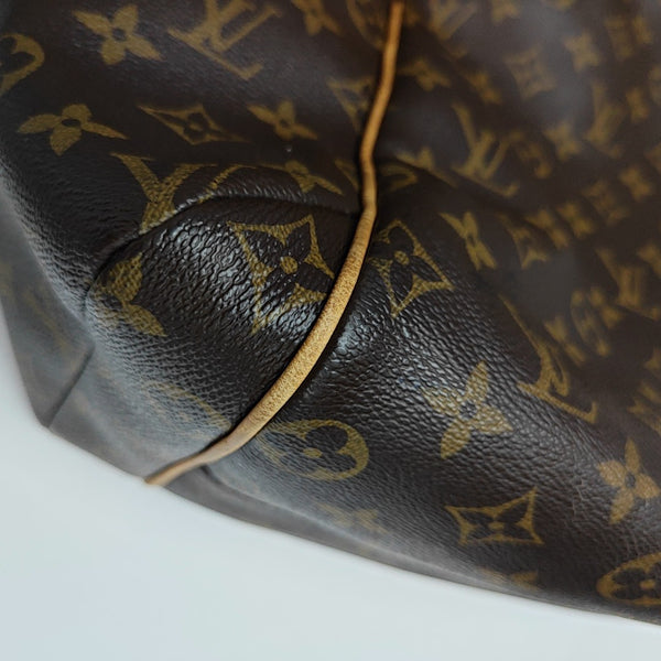 TOTALLY MM Monogram Coated Canvas Brown