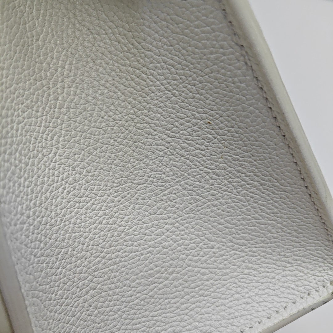 Hourglass S Calfskin White
