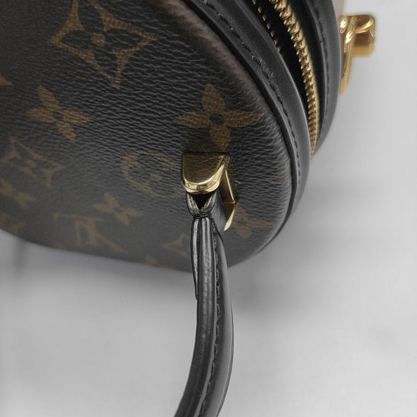 CANNES PM Monogram Coated Canvas Brown