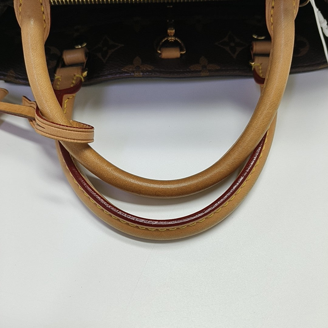 MONTAIGNE Monogram Coated Canvas Brown