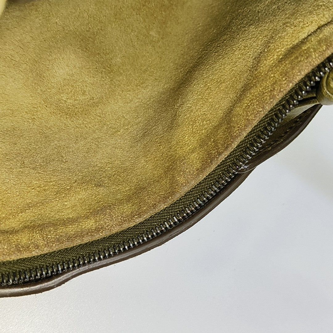 Lambskin Crossbody Bag Green