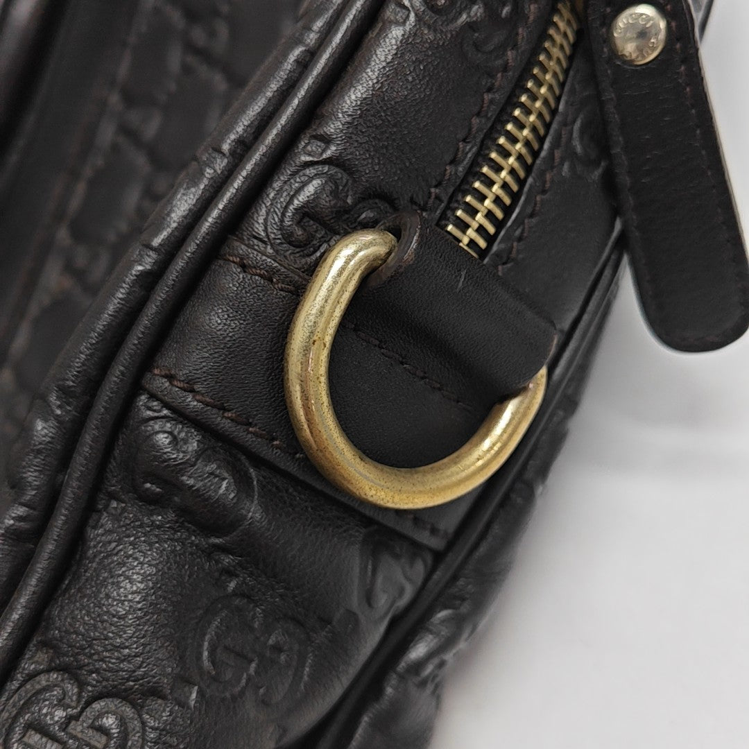 Signature Monogram Calfskin Brown