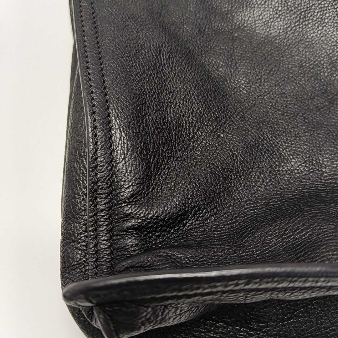 Etiquette Calfskin Black