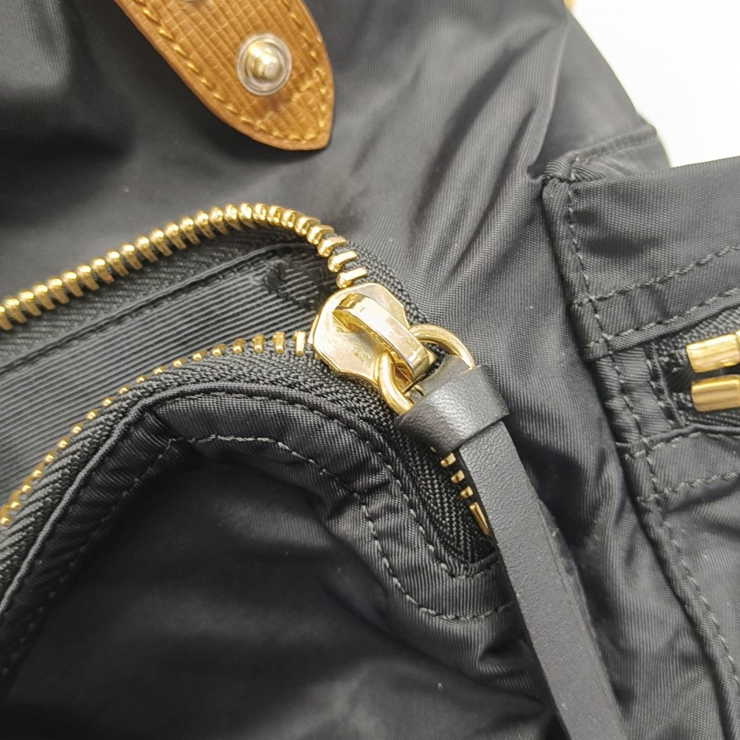 The Rucksack Nylon Black
