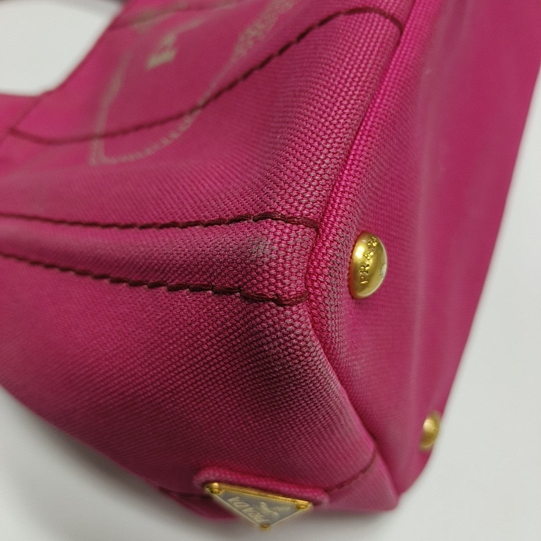 Denim Quilted Canvas Red