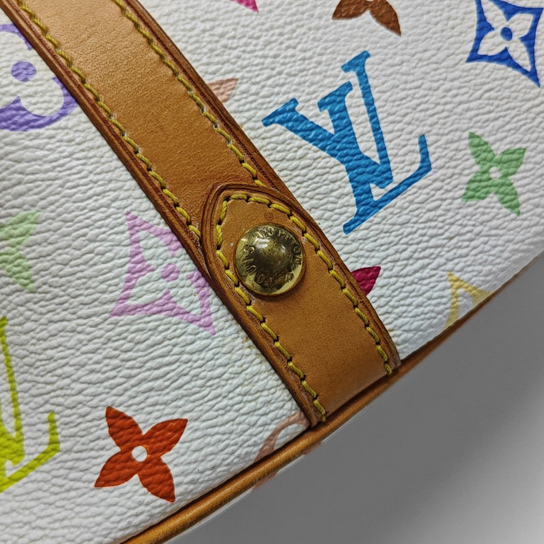 LV × TM THEDA GM Monogram Coated Canvas White