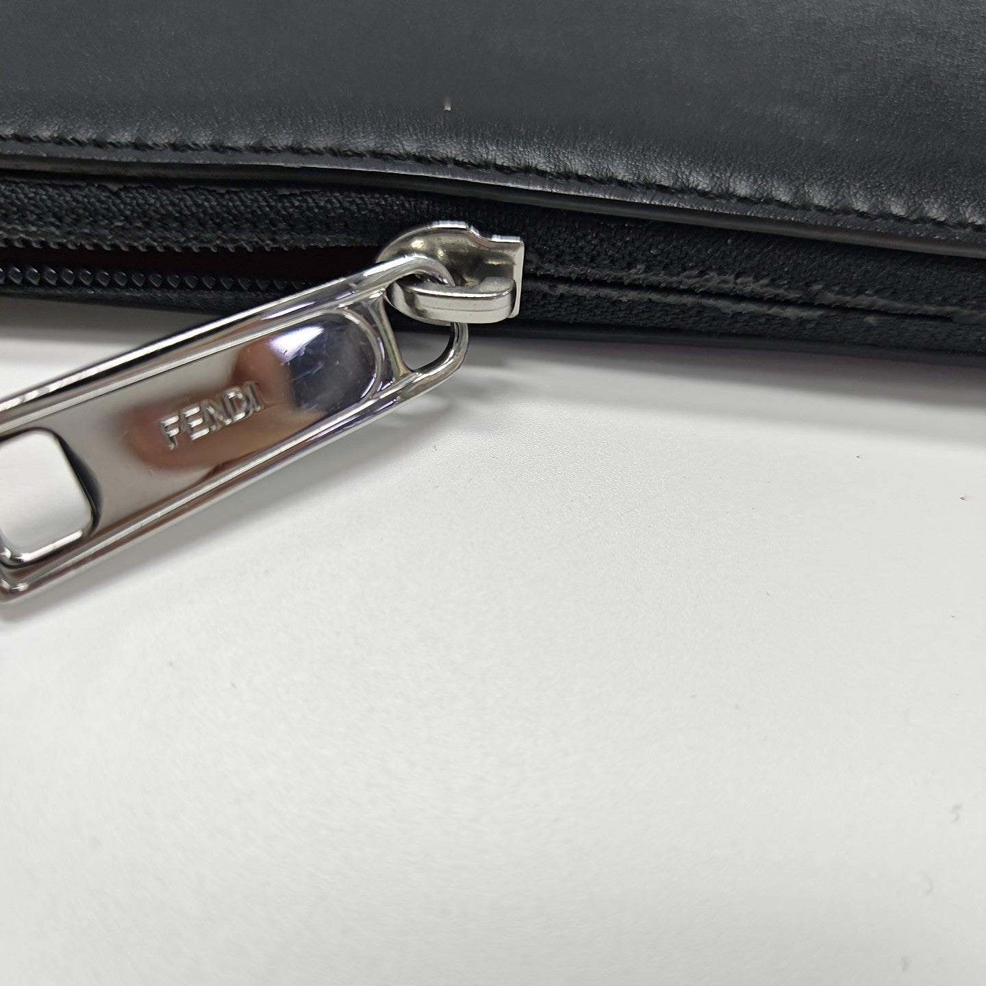 Coated Canvas Shoulder Bag Gray