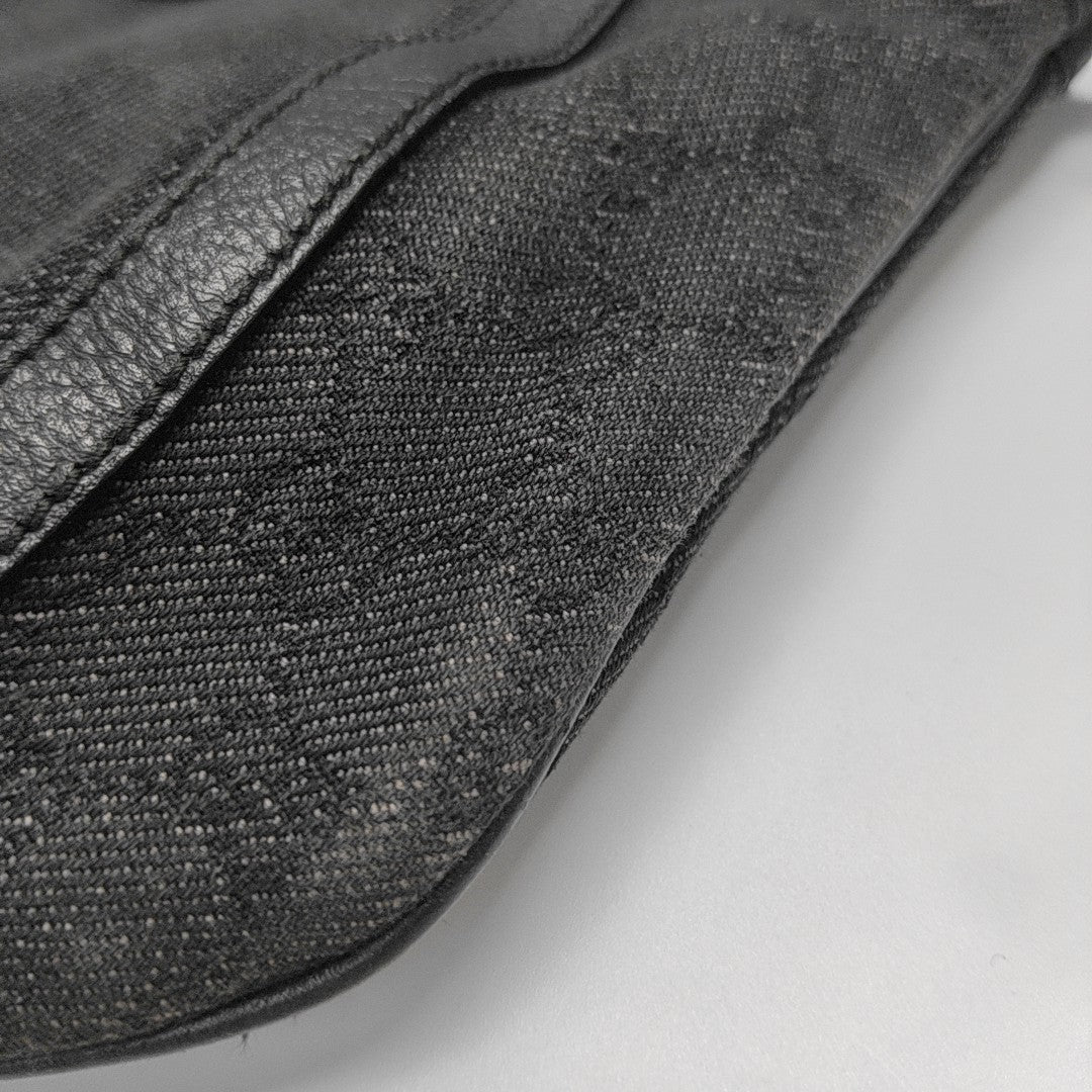 Monogram Canvas Tote Bag Black