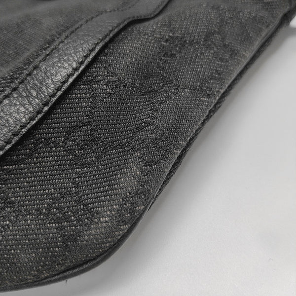 Monogram Canvas Tote Bag Black