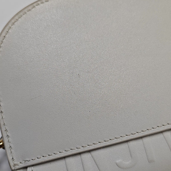 Bobby Medium Calfskin White