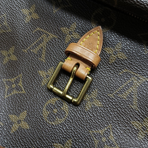 MONTSOURIS MM Monogram Coated Canvas Brown