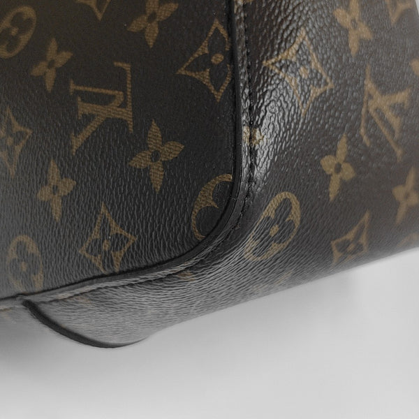 NÉONOÉ MM Monogram Coated Canvas Brown