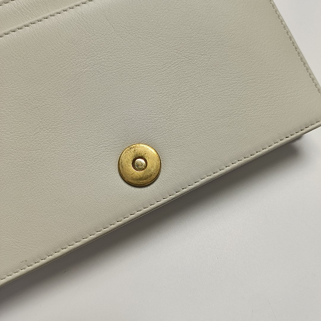 Diorama Cannage Lambskin White