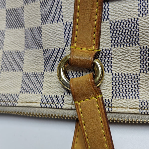 TOTALMENTE Lona revestida Damier Azur Blanca