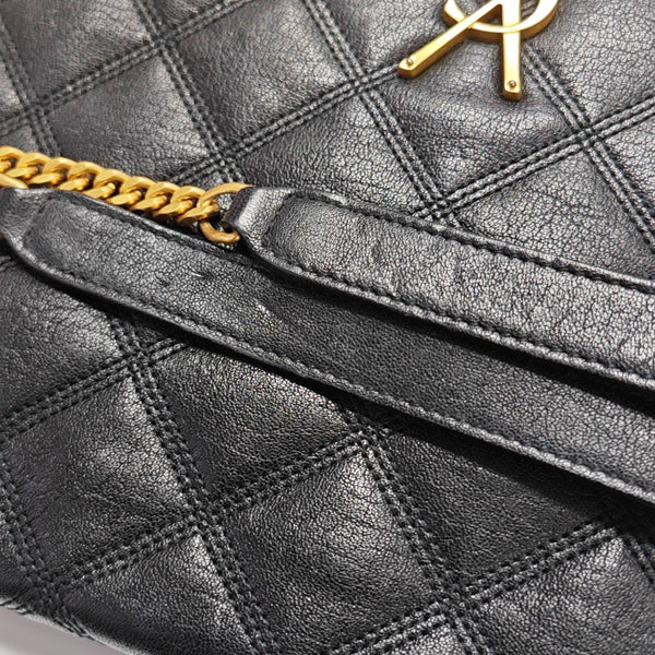 BECKY Small Quilted Lambskin Black