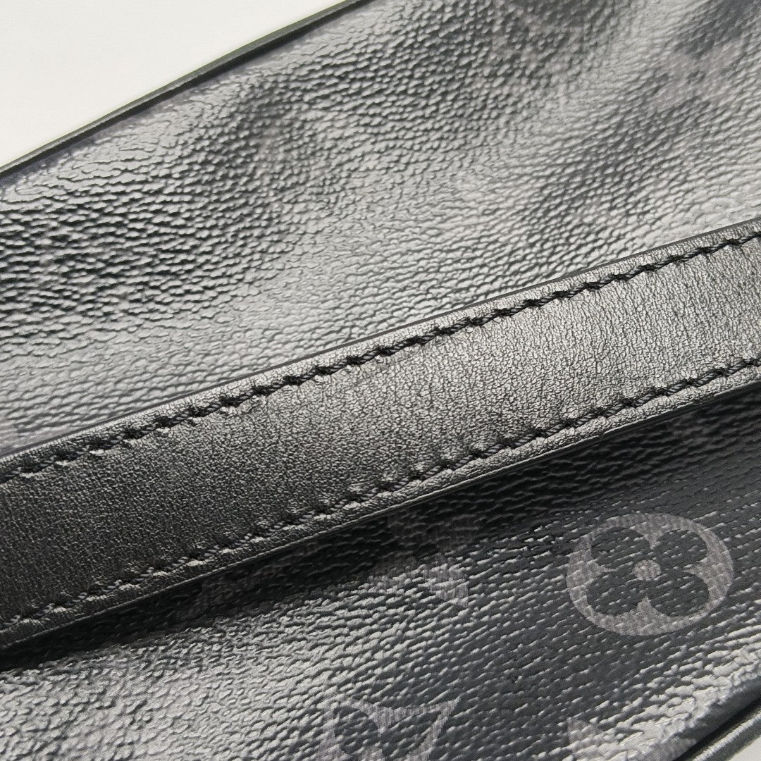 SOFT TRUNK Mini Monogram Coated Canvas Black