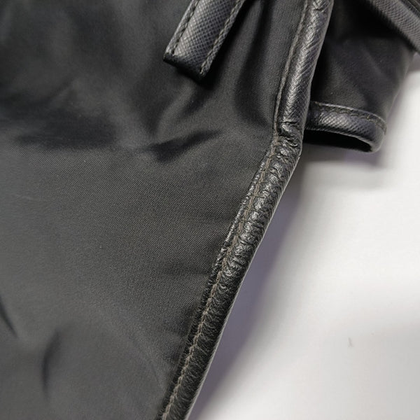 Nylon Shoulder Bag Black