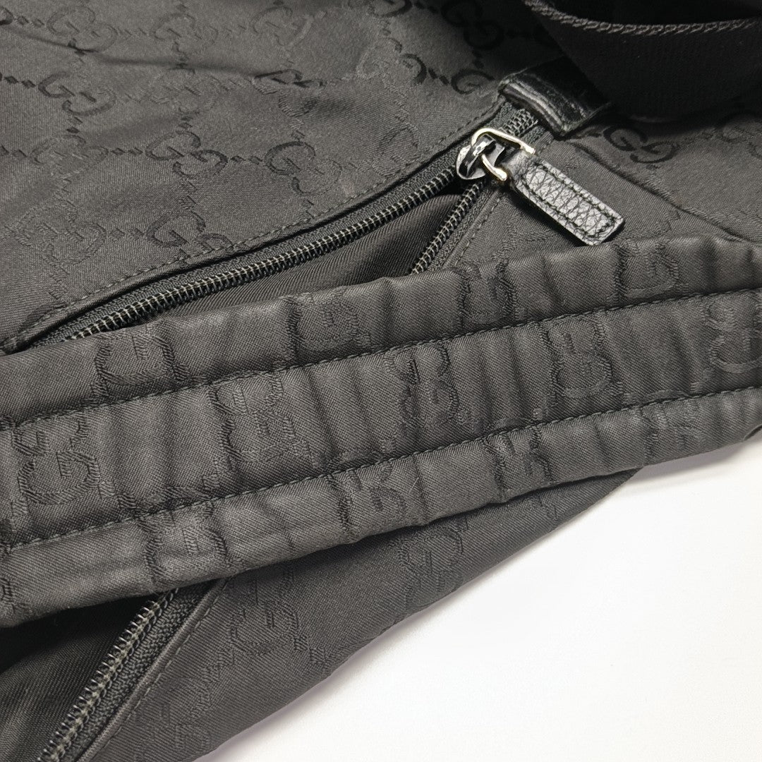 Monogram Canvas Backpack Black