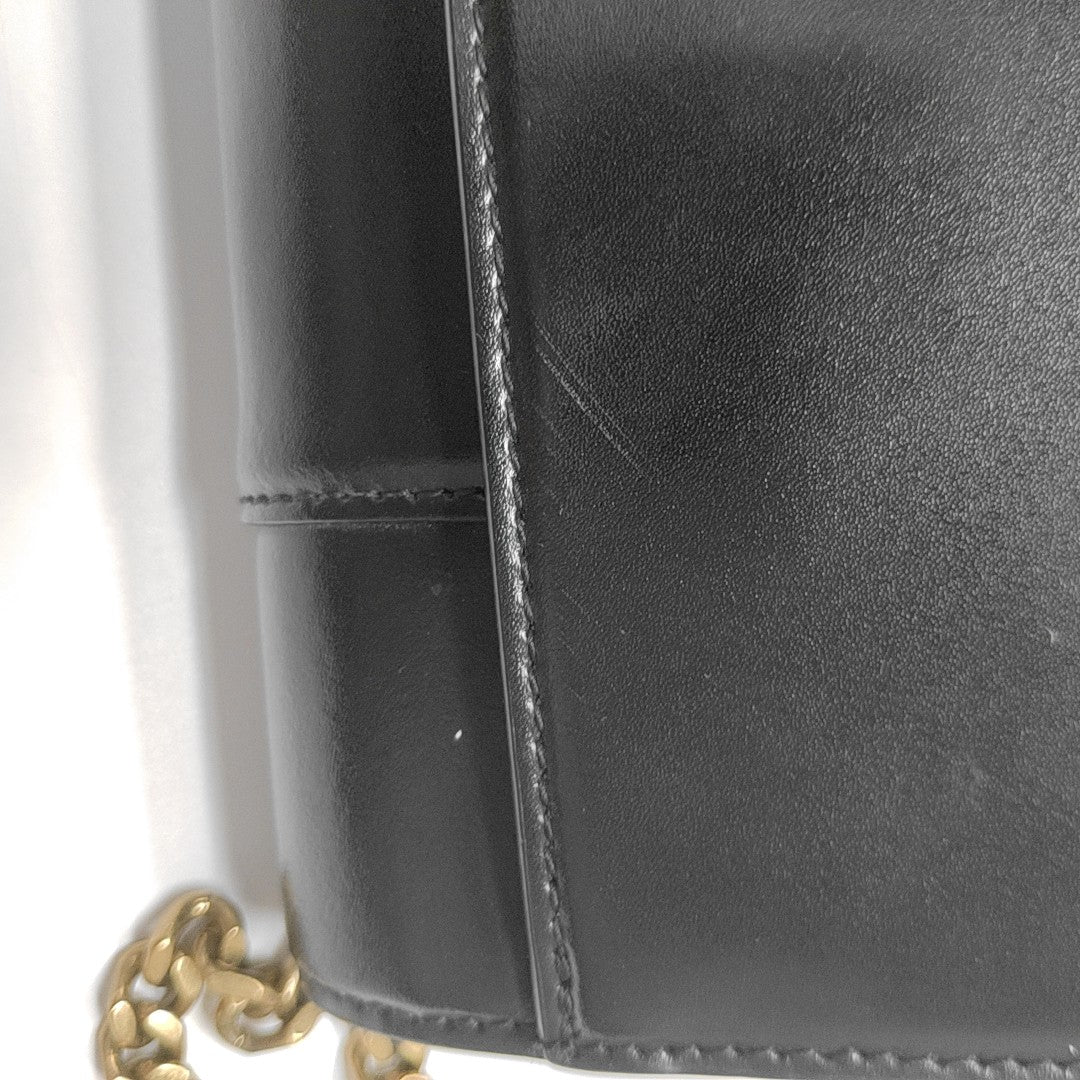 Hourglass S Calfskin Black
