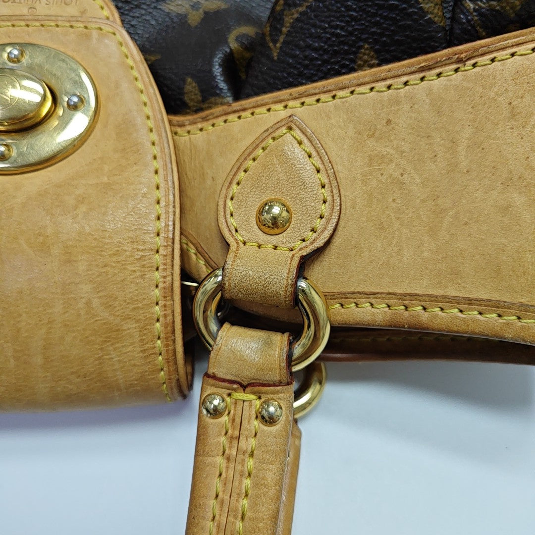 VINTAGE BOETIE PM Monogram Coated Canvas Brown
