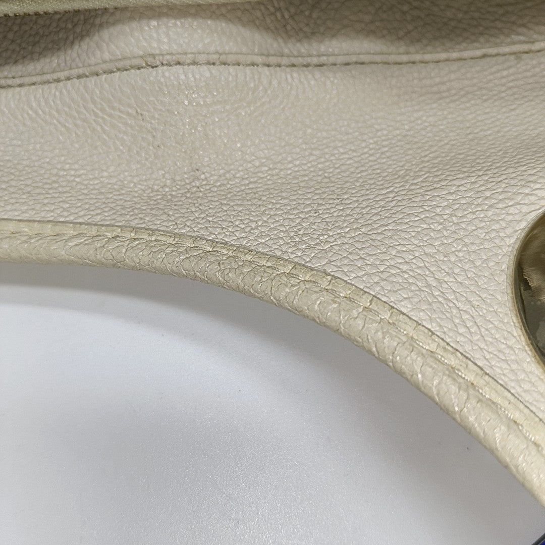 Cannage Calfskin White