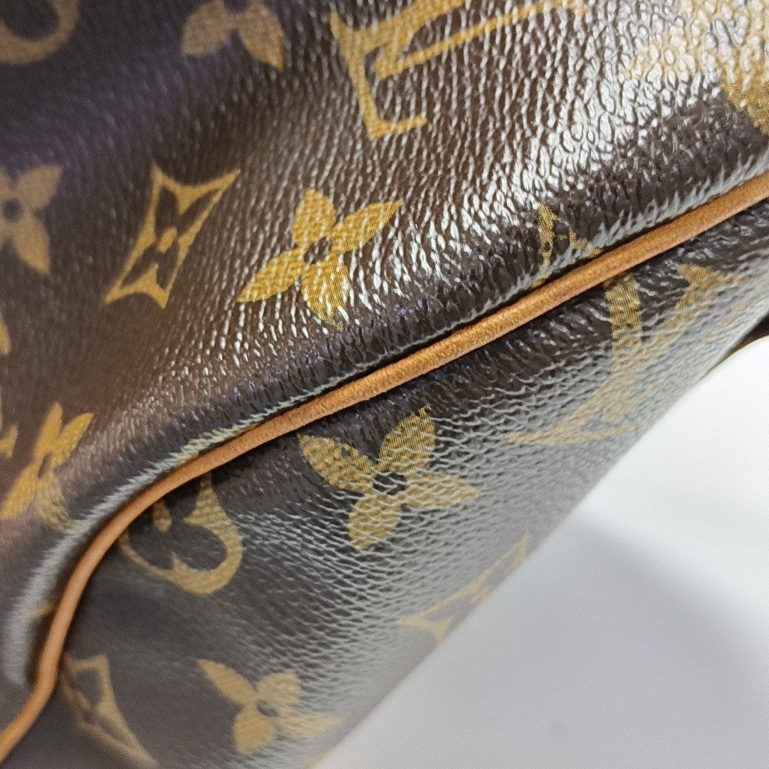 SPEEDY 30 Monogram Coated Canvas Brown