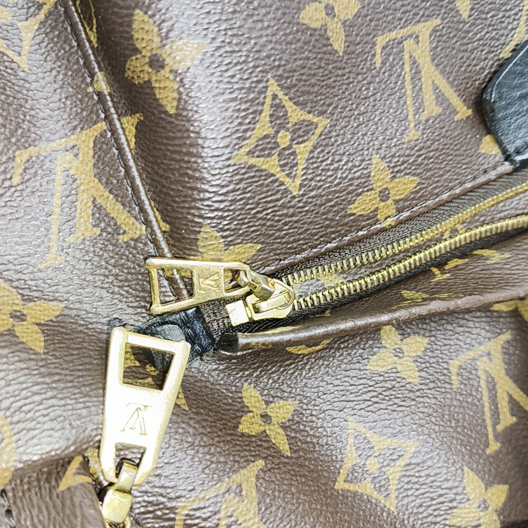 PALM SPRINGS MM Monogram Coated Canvas Brown