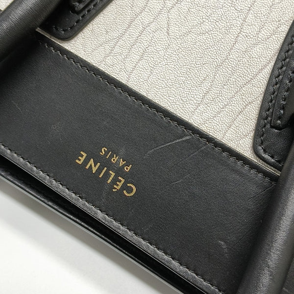 LUGGAGE Micro Calfskin White