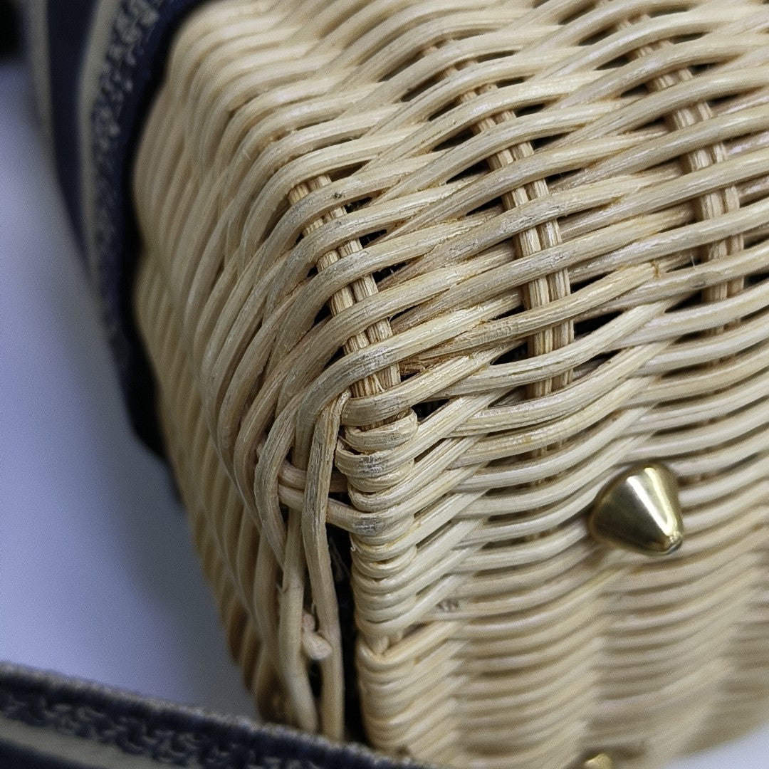 Lady Dior Medium Straw Beige