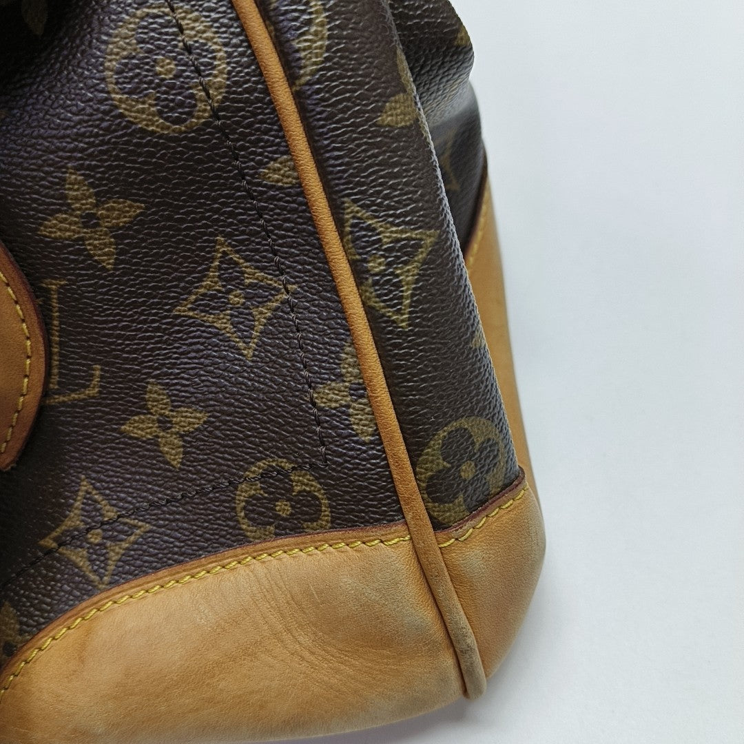 BEVERLY GM Monogram Coated Canvas Brown