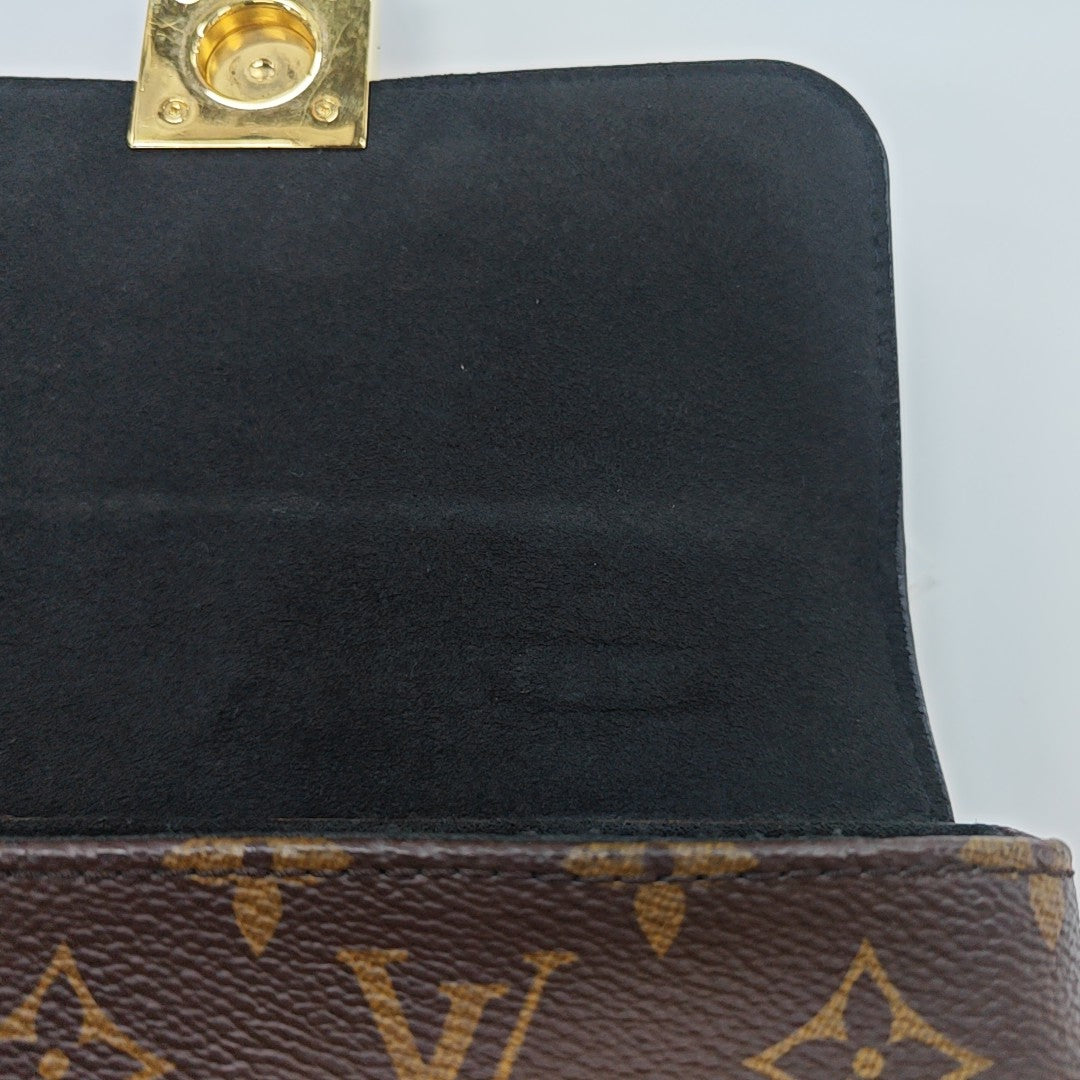 LOCKY BB Monogram Coated Canvas Brown