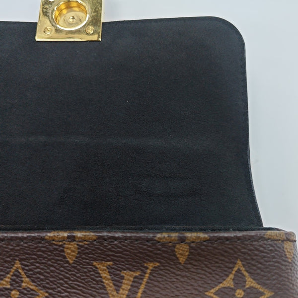 LOCKY BB Monogram Coated Canvas Brown