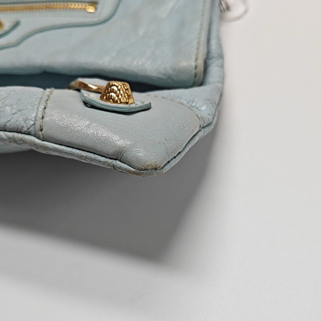 Classic City Small Lambskin Blue