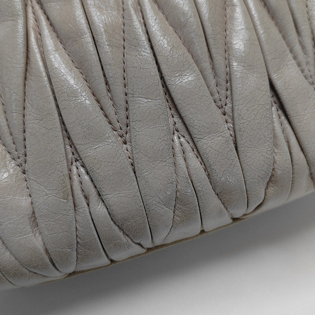 Matelassé Quilted Calfskin Beige