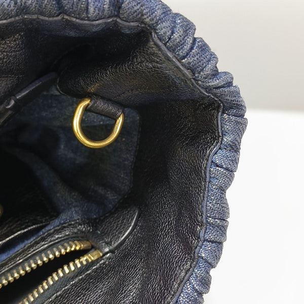 Avenue Quilted Denim Blue