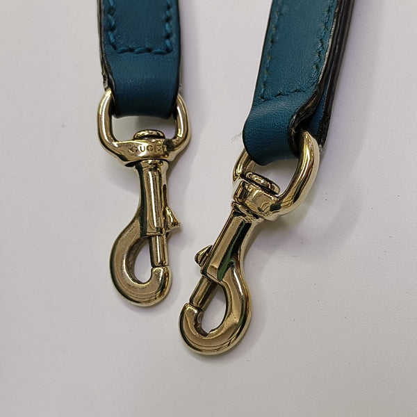 Microguccissima Monogram Calfskin Blue