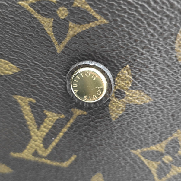 MONTAIGNE GM Monogram Coated Canvas Brown