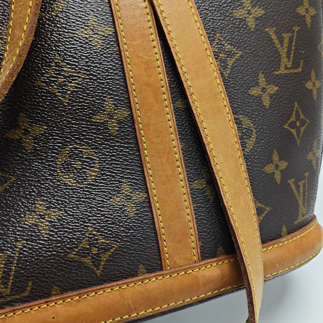 VINTAGE BABYLONE Monogram Coated Canvas Brown