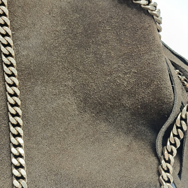 Suede Bucket Bag Brown