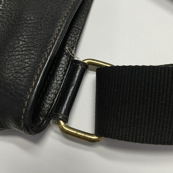 Calfskin Shoulder Bag Black