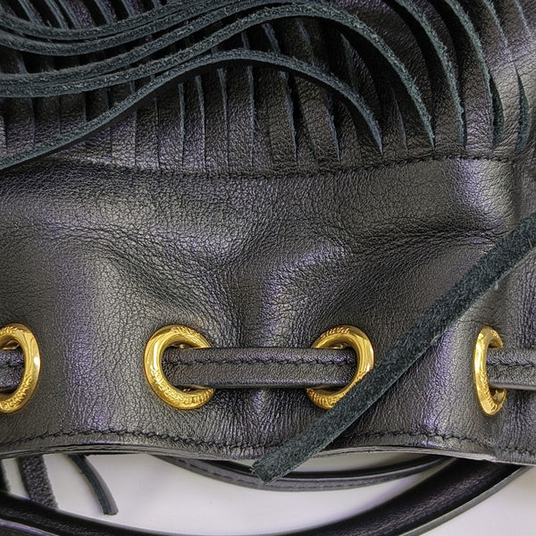Calfskin Shoulder Bag Black