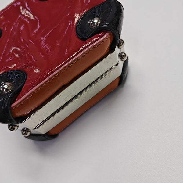 Patent Leather Shoulder Bag Red