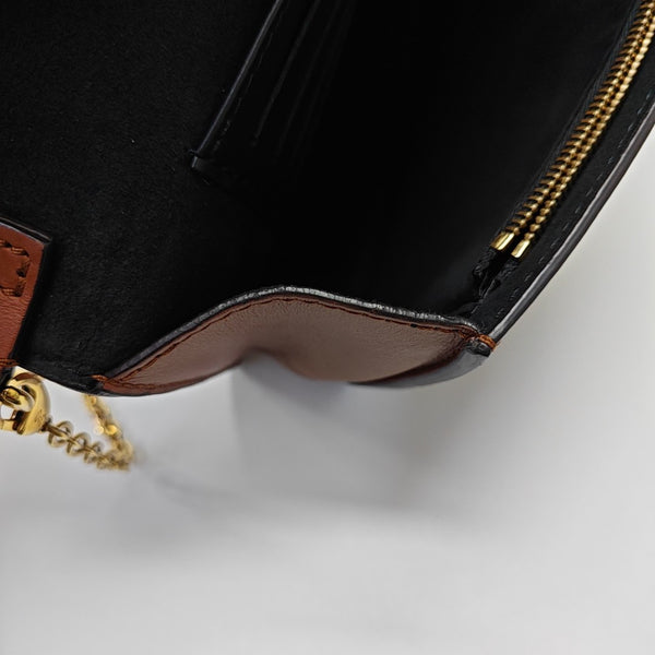DAUPHINE WOC Monogram Coated Canvas Brown