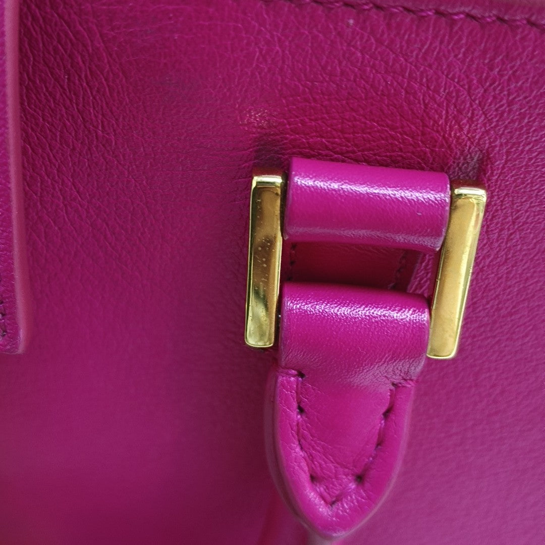 MONOGRAM CABAS Calfskin Red