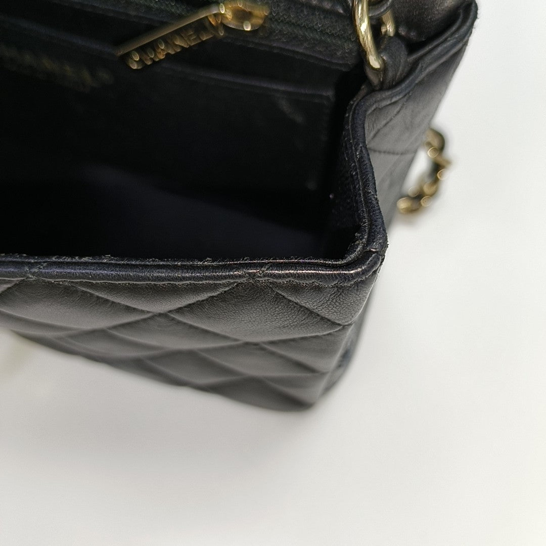 CLASSIC FLAP Mini Quilted Lambskin Black