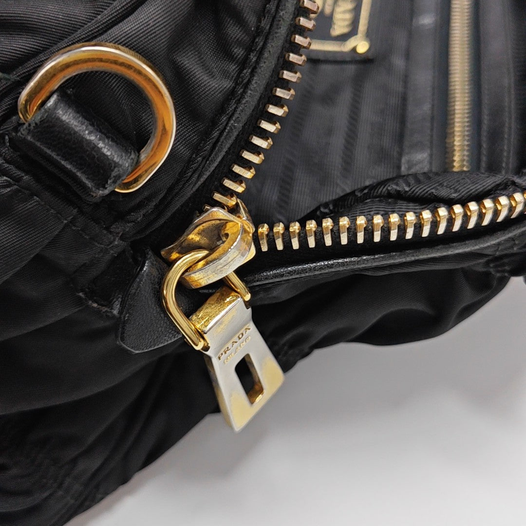 Gaufre Nylon Black