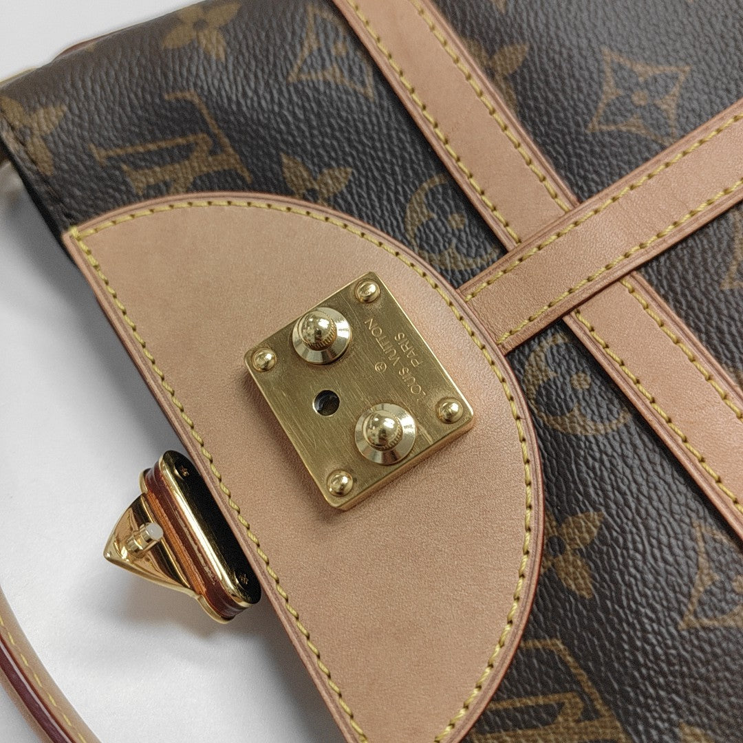 DUFFLE Monogram Coated Canvas Brown