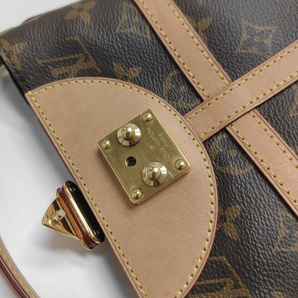 DUFFLE Monogram Coated Canvas Brown