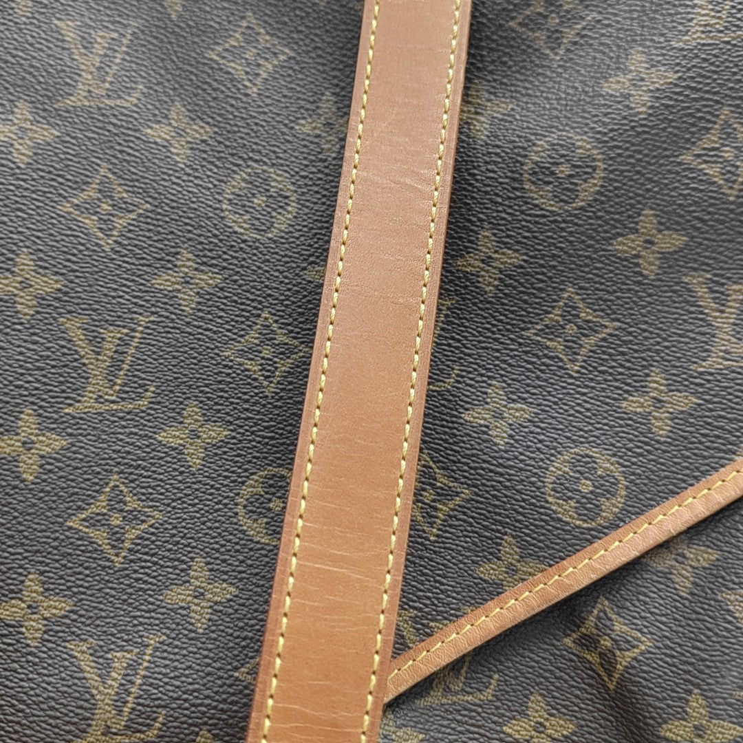 SAUMUR Monogram Coated Canvas Brown